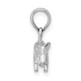 thumbnail image 2 of Finest Gold Sterling Silver Polished 3D Pig Pendant, 2 of 3