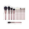 thumbnail image 6 of TKOOFN 12 Piece Everyday Essentials Makeup Brush Set Foundation Brush, 6 of 9