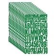 thumbnail image 1 of Kit de adhesivos de letras y números de vinilo Uxcell, calcomanías autoadhesivas para buzones, señalización verde oscuro 1224 piezas 12 hojas, 1 of 6