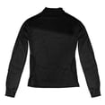 thumbnail image 6 of Yuncity Mens T-Shirts Mesh Sheer Crew Neck Long Sleeve Solid Color Summer Slim Fitness Daily Wear Men's Tops Size L Black, 6 of 8