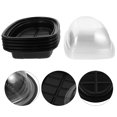 thumbnail image 2 of 10 cajas desechables para alimentos con tapa transparente, ideales para comida para llevar en restaurantes., 2 of 7