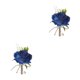 thumbnail image 2 of Minnieouse Elegantes ramilletes de boda hechos a mano Detalle llamativo Ocasiones formales Padrinos de boda Rosas de boda Type2 NO2, 2 of 6