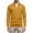 Earthy Yellow, variant on Domuza Men's Quarter Zip Up Pullover Long Sleeve Stand Collar Casual Sweatshirt Fall Lightweight Loose Fit Quilted Solid Polo Sweater with Pocket Blue XXL
