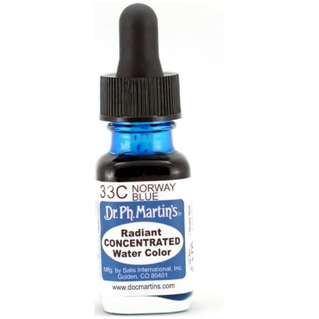 UPC: 0090385433104 | Dr. Ph. Martin s Radiant Concentrated Water Color  0.5 oz  Norway Blue (33C)