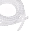 thumbnail image 5 of Tubo Envolvente Espiral Flexible Uxcell 8mmx12mm Cable Manejo Cordón 3 Metros Longitud Blanco, 5 of 5