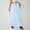 Light Blue, variant on Tqcoqu Women's Elastic Waist Drawstring Skirt Casual Flowy Skirt Casual&Daily Wear,Green,Women's S-XXL