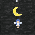 thumbnail image 4 of Inktastic Stardust Fairy, Cute Fairy, Fairy on a Swing, Moon Women's T-Shirt, 4 of 5