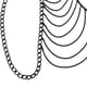 thumbnail image 3 of Women Choker Necklace Shoulder Tassel Chain Body Jewelry Chain Black for Party Yuyangstore Gargantilla de mujer, 3 of 3