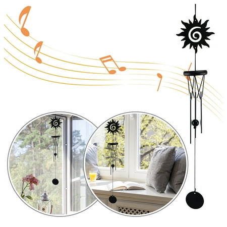 

Retro Hollow Wrought Iron Wind Chimes Creative Novelty Sun Metal Pendant Pendant Crafts Home Decoration Wind Chimes for Outside