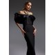 thumbnail image 4 of Vestido Bellabarnetten Sloan Halter Diamond Vendage Maxi, 4 of 7