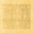 thumbnail image 1 of Ahgly Company Indoor Square Oriental Brown Traditional Area Rugs, 4' Square, 1 of 4