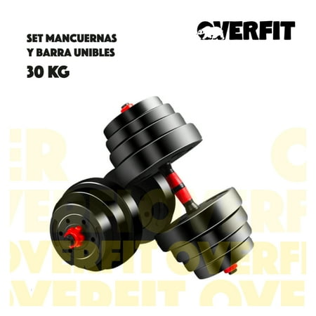 Festnight Set de Pesas Barras musculacion Pesas 30 kg : : Deportes  y aire libre