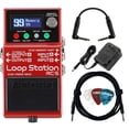 thumbnail image 1 of Pedal Loop Station BOSS RC-5 Rojo con Adaptador y Cable Instrumento 10 Pies - Paquete Completo, 1 of 9