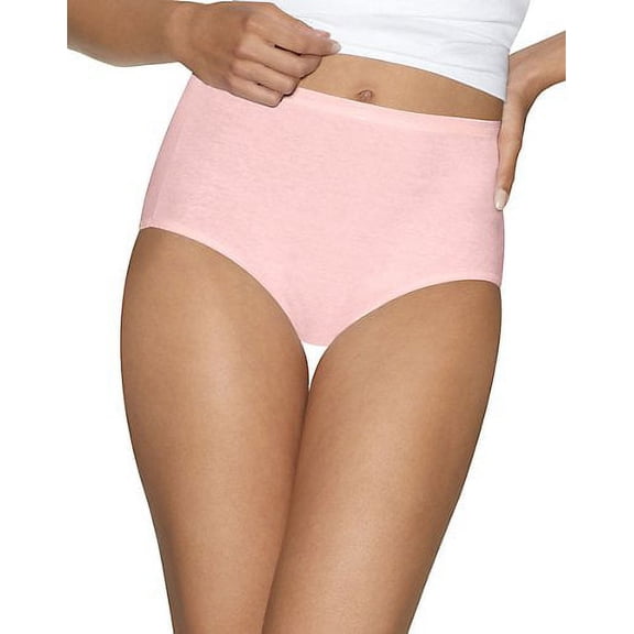 Hanes Women's Ultimate Cotton Comfort Briefs Assorted Colors & Prints 4-Pack