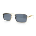thumbnail image 4 of Luxury Jaguar Cougar Jewel Metal Arm Rectangle Hustler Sunglasses Gold - Black, 4 of 8