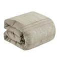 thumbnail image 7 of 7-Pieces Paisley Beige and Taupe Comforter Set - King/Cal King Size, Paisley Bedding, 7 of 7