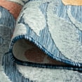 thumbnail image 5 of 9x12 Water Resistant, Large Indoor Outdoor Rugs for Patios, Front Door Entry, Entryway, Deck, Porch, Balcony | Outside Area Rug for Patio | Dark Blue, Floral | Size: 8'5'' x 12'2'', 5 of 9