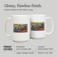thumbnail image 4 of 15 fl oz Ceramic Mug, Greetings from Billings, Montana, Dishwasher & Microwave Safe, 4 of 5