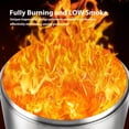 thumbnail image 6 of Garvee Fire Pits for Garden, 42 Inch Smokeless Fire Pit, 304 Stainless Steel Wood Burning Fireplaces with Removable Ash Pan & Stand, Portable Safe Burning Firepit ,Ideal for Outside Patio Camping, 6 of 7
