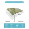 thumbnail image 5 of Sage Green Gold Twin Size Down Alternative Comforter, Lightweight Comforter Quilt Bedding Set with Pillow Shams Aesthetics Flower Boho Watercolor Art All Seasons Bed Comforter Duvet Insert 68"x86", 5 of 7