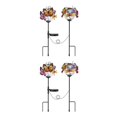 thumbnail image 4 of Toystoory 2X luz de camino lámpara de césped Patio linterna ABS energía Solar mano de obra orquídea multiusos accesorios para el hogar al Tipo 2 2Conjunto, 4 of 6