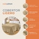 thumbnail image 3 of Cobertor Ligero Liso Matrimonial Hotelero Suave Y Calientito MELOCOTTON HOGAR MOD CAMELL, 3 of 3