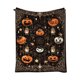 thumbnail image 2 of Halloween Flannel Throw Blanket Pumpkin Maple Leaf Print Lightweight Soft Warm Shawl for Adults Couch Bed Decor All Season Home Outdoor Camping Gift, 2 of 6