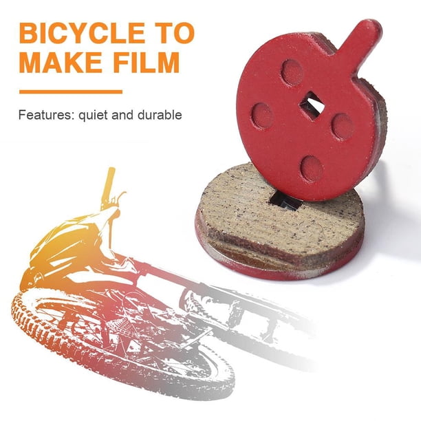 1 par de pastillas de freno de disco de bicicleta de montaña MTB semimetálicas pieza de bicicleta de ciclismo