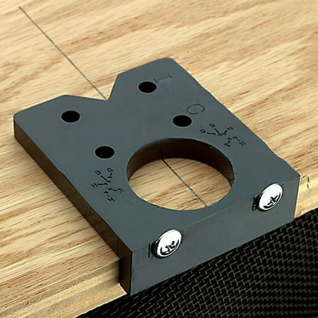 Concealed Hinge Boring Jig Made of High Impact Polycarbonate for Easy