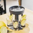 thumbnail image 2 of facefd Distributeur de Vin Maison Restaurant 6 Verres à Boisson PP Distributeur de Jus, Gris, 2 of 9