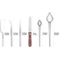 thumbnail image 2 of 6 Pcs Stainless Steel Kitchen Cooking Tweezers Precision Tongs Drawing Spoons Offset Spatula for Food Culinary Plating Decorating, 2 of 5