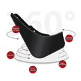 thumbnail image 5 of Mud Flaps Mudguards for V40 Hatchback 2013-2017 Front Rear Guards Car 4Pcs, 5 of 5