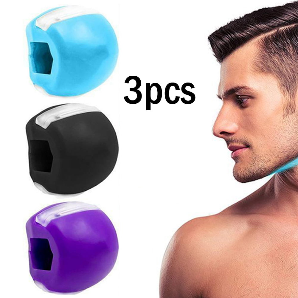 Exercise Fitness Ball Neck Facial Muscle Toning Lifting Jaw Fitness Anti-Wrinkle 
