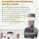 thumbnail image 4 of For 5200 Blender Pitcher 48oz Container Replacement Parts Fits for C-Series/G-Series Blenders, 4 of 5