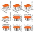 thumbnail image 5 of Yesbay Stainless Steel Snack Containers for Kids Leak Proof Toddler Food Container with Silicone Lids Stackable Metal Lunch Box for School And Daycare, 5 of 8