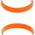 thumbnail image 3 of Unique Bargains 24 Pcs Solid Silicone Bracelets for Sports Orange, 3 of 6