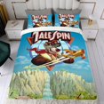 thumbnail image 4 of TaleSpin Conjunto de sábanas temático, trío de piezas, cómodo y amigable con la piel, diseño único, regalo de decoración para el hogar para familiares, amigos y fans,140cm *210cm, 4 of 6