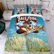 thumbnail image 4 of TaleSpin Conjunto de sábanas temático, trío de piezas, cómodo y amigable con la piel, diseño único, regalo de decoración para el hogar para familiares, amigos y fans,135cm *200cm, 4 of 6