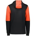 thumbnail image 2 of Holloway Sportswear M All-American Team Hoodie Black/Orange Heather 222581, 2 of 5