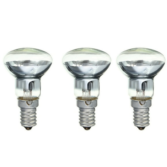 Replacement Lava Lamp E14 R39 30W Spotlight Screw in Light Bulb Clear Reflector Spot Light Bulbs Lava Incandescent 3Pcs,3 x light bulb,Transparent