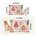 thumbnail image 3 of Cozy Mat Pet Bed Indoor Outdoor Warm Soft For Cat Dog Puppy(S/M) Christmas Elements, 3 of 6