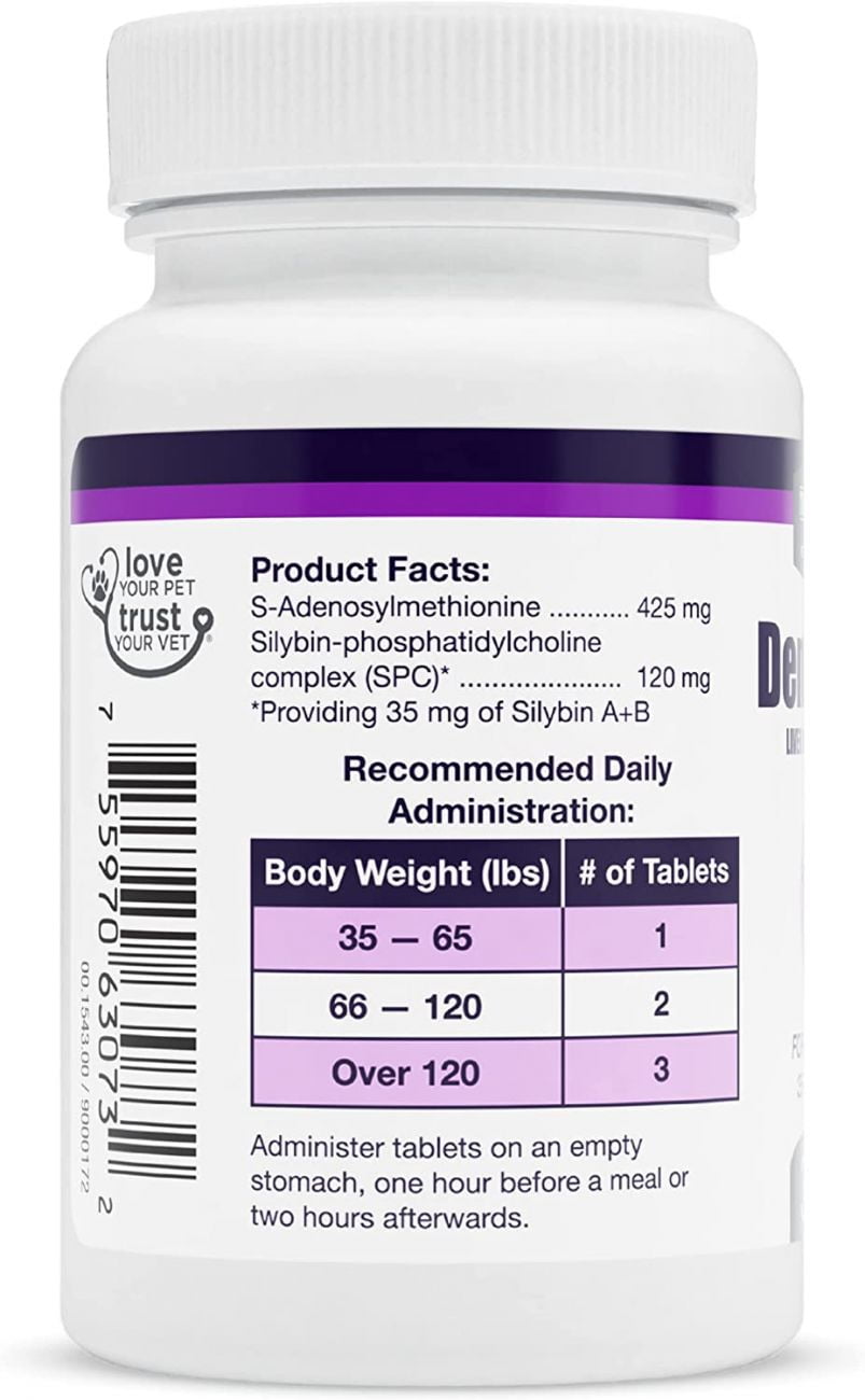 Nutramax Denamarin Tablets 30ct for Large Dogs Liver Support