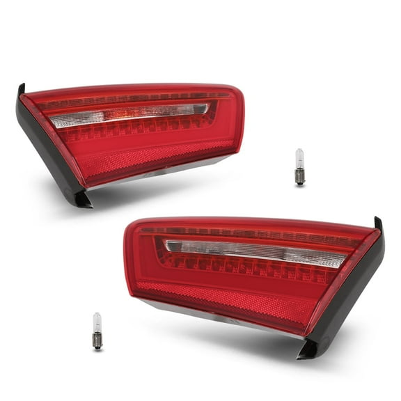 Pair Left&Right Inner Trunk LED Tail Light Lamp Fit for 2012-2015 AUDI A6 C7 F12