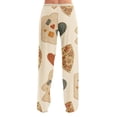 thumbnail image 5 of Trgacdwlo Funny Pumpkin Graphic Womens Pj Pants Fall Womens Halloween Pajama Pants Funny Ghost Graphic Elastic Waist Sleep Pants Women, 5 of 7