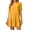 Yellow, variant on Women's Summer Puff Sleeve Mini Dress, Casual Crewneck Ruffle Hem Babydoll Dress, Loose Fit Tiered Shift Sundress