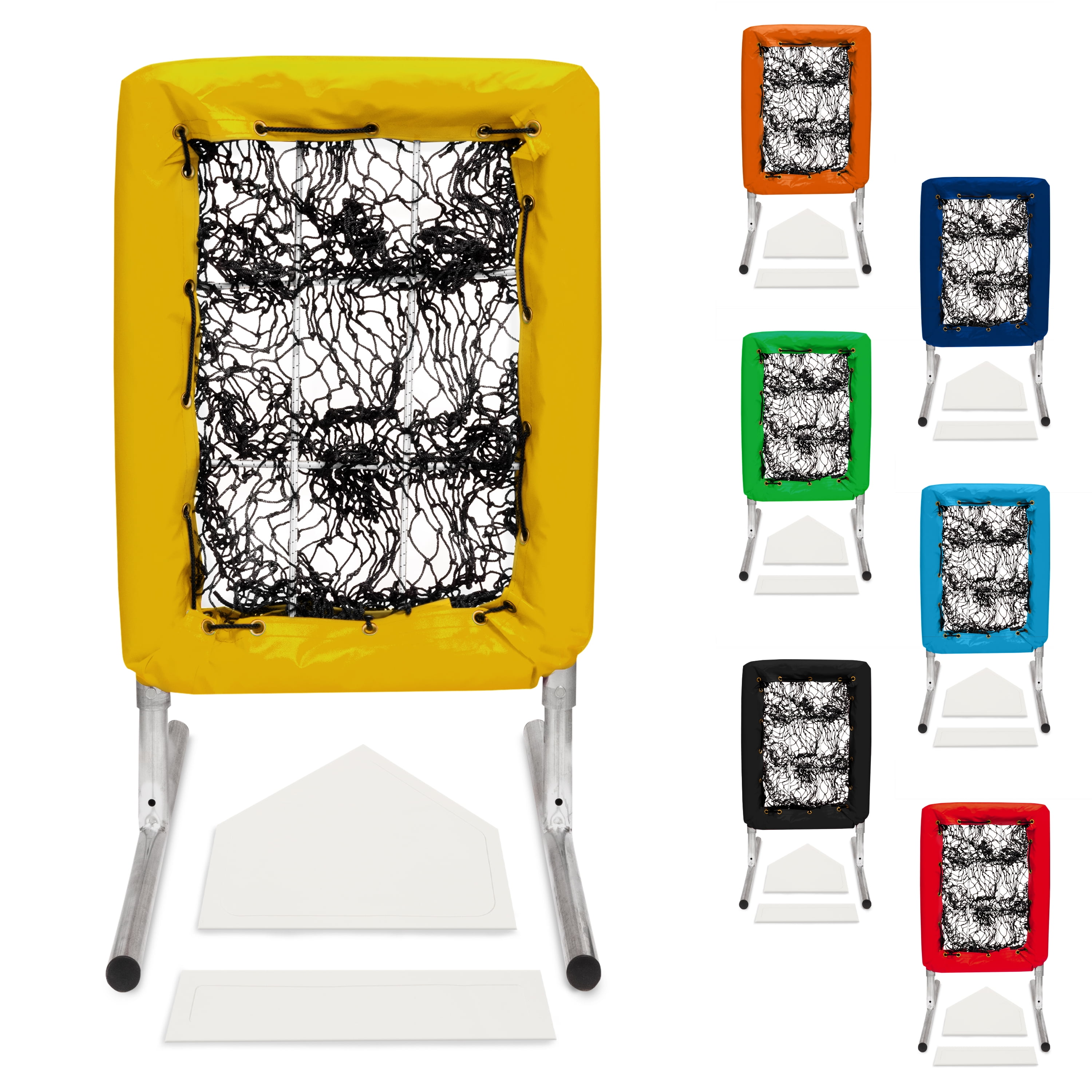 Velocity 9 Hole Pitchers Pocket - Yellow PVC