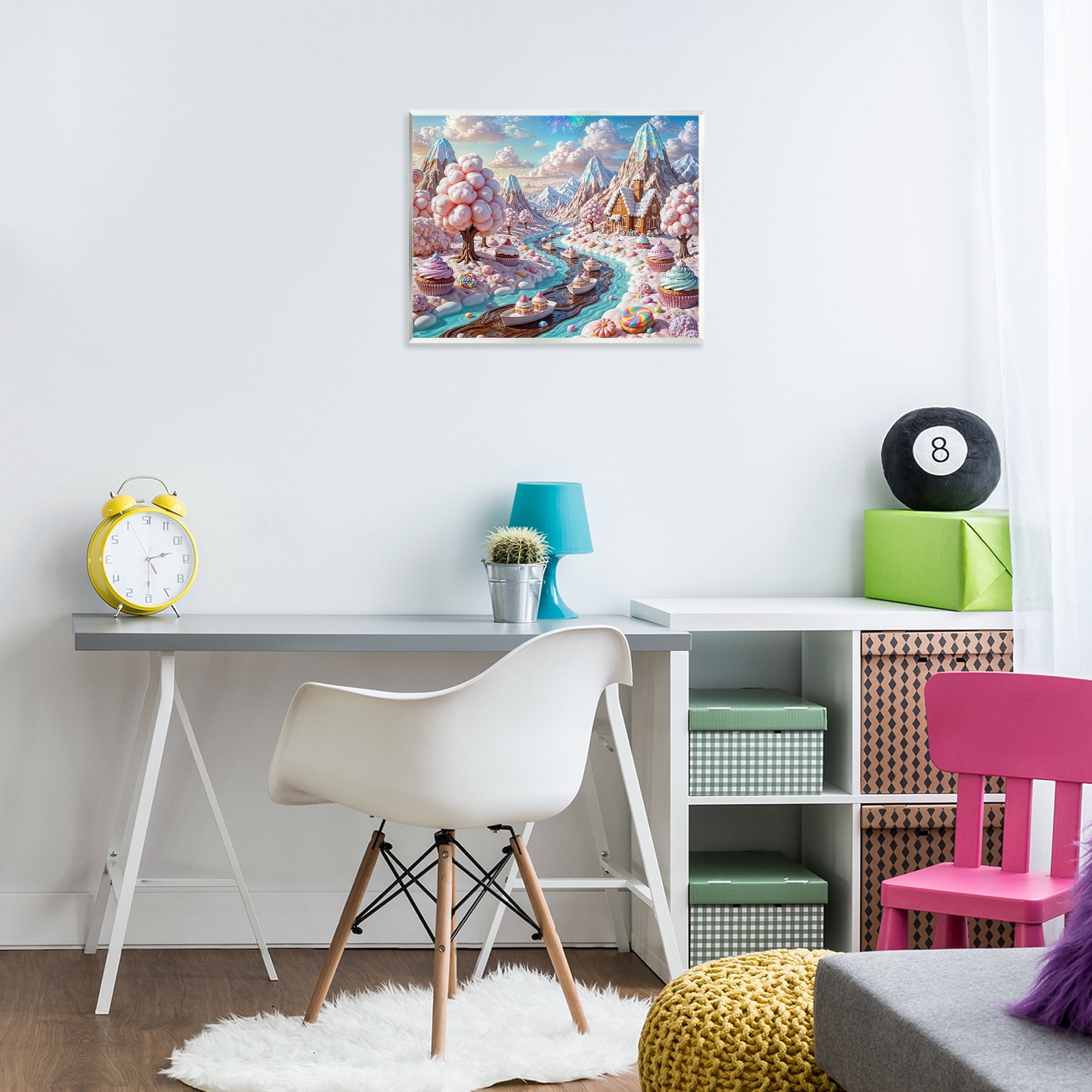 Stupell Industries Dreamlike Candy Land Whimsy Wall Plaque Art, design by Tabz Jones
