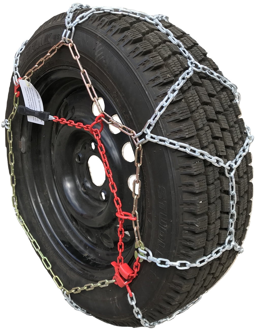 Grizzlar GTU-407 Garden Tractor 4 Link Ladder Alloy Tire Chains Tensioner included 18x8.50-10 18x8.50-8 18x8x12.125 18x9.50-8 9x9.50-8 
