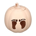 thumbnail image 2 of SMKE Gender Reveal Pumpkin Decoration Resin Table Centerpiece,He or She Baby Shower Pumpkin Decor with Reveal Mechanism,Fall Thanksgiving Birthday Party Tabletop Ornament Beige 1pc, 2 of 9