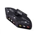 thumbnail image 1 of RCA Switch Splitter Selector Box with 3-Input and 1-Output Audio and Video 3 to 1 RCA Composite AV Cable for STB TV DVD Player, 1 of 9